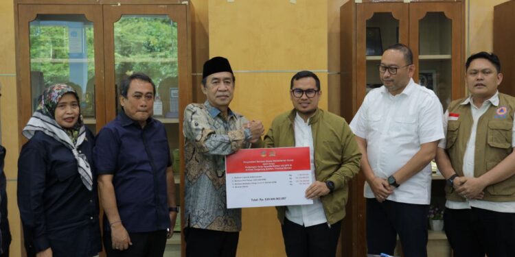 Pilar Serahkan Bantuan Sosial Siap Pakai untuk Masyarakat Tangsel