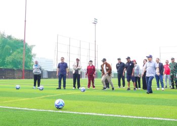 Rana Grounds Parigi Soccer Field yang terletak di Parigi, Kecamatan Pondok Aren diresmikan oleh Wakil Wali Kota Tangsel Pilar Saga Ichsan, pada Sabtu (21/06/2025).