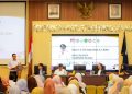 Pilar saat hadiri Seminar Parenting Nasional yang digelar Yatim Mandiri di Gedung Blandongan Puspemkot Tangerang Selatan.