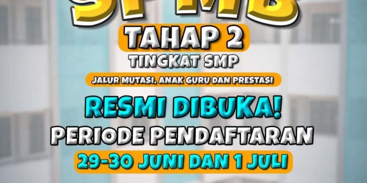 Jangan Terlewat! SPMB Tahap II SMP Negeri Tangsel Resmi Dibuka