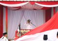 Penurunan Bendera Merah Putih HUT ke-81 RI di Tangsel, Pilar: Generasi Muda Harapan Bangsa